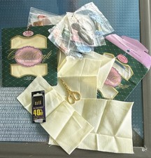DMC Embroidery Floss w/ Floss-A-Way Bags Material, Scissors, and Needles