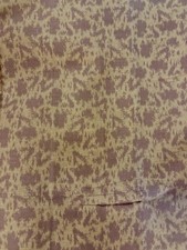 Brown and tan cheetah print fabric 100 cotton 44 x54