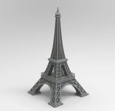 Eiffel Tower - 3D Model 12 Inches - Grey