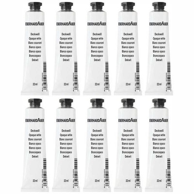 EBERHARD FABER Deckweiß EFA Color weiß 10 Tuben je 22ml im SPARPACK
