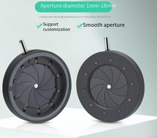 Iris Diaphragm 1-18mm Variable Aperture for Laser Microscope Optics
