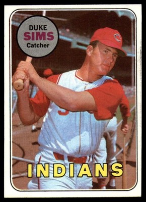 1969 Topps #414 Duke Sims Excellent+ Indians         ID:181314
