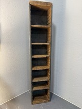 Antique 1891 W.C. Heller & Co. Wood/Metal Drawer  Collectible Display Organizer