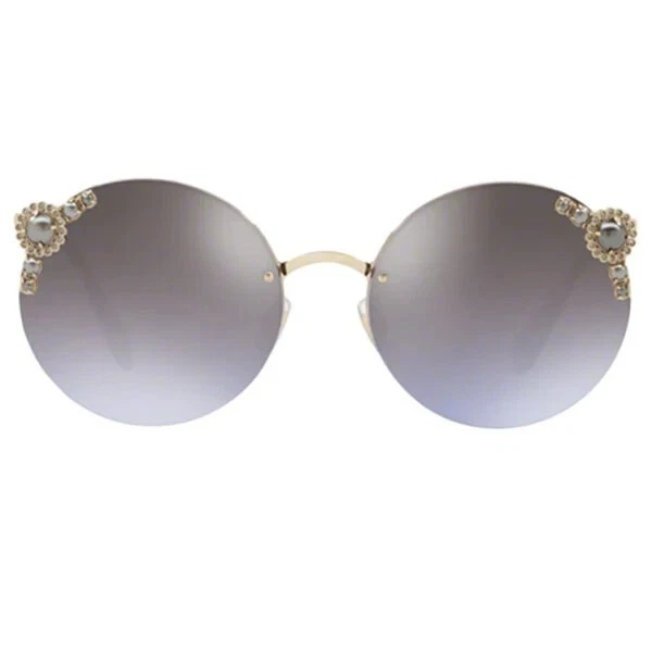 Nuevas gafas de sol Miu Miu MU 52TS W04 2H2 doradas/grises para mujer Foto 2 de 3