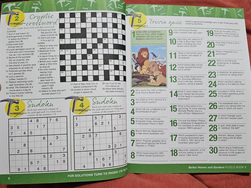 #60 Better Homes and Gardens PUZZLE BOOK,260+ Puzzles,Code Crackers,Crosswords - Image 3 of 4