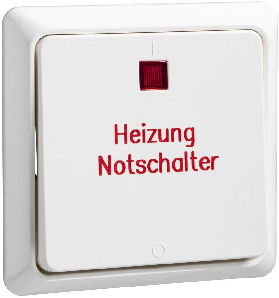 Elso 251224 Kontroll-Ausschalter 2polig beleucht Heizung 16A, Renovierung komple