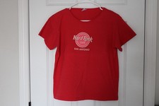 Hard Rock Cafe San Antonio Shirt Size Medium Red Made in USA Vintage