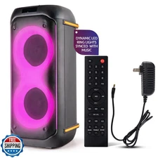 Pyle Audio Large Bluetooth Party Speaker with Bass - Big Speaker 