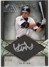 Ichiro 2022 Topps Diamond Icons Silver Ink Autograph Card #SI-ICH 1/25