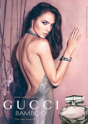 Gucci Gal Gadot Magazin Print Anzeige Werbung Bambus von Mert & Marcus 1PG 2015