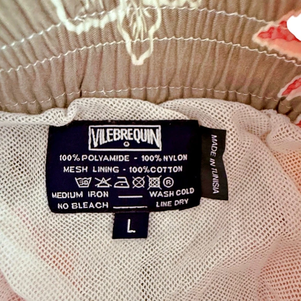 Pantalones Cortos de Natación Vilebrequin Para Hombres de Secado Rápido Floral Paisley Diseñador Surf GRANDES Foto 4 de 4