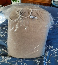 SOHO LOFT Jersey Knit Sheet Set - Oatmeal Heather, KING Size Bed *USED Once*