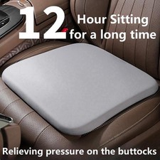 Memory Foam Seat Cushion Slow Rebound Support Ergonomic For Car Office And Stude