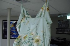 Women's Floerns Sleeveless Lightweight Pullover Side Zip Dress Floral Size XXL