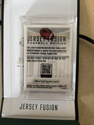 Jersey Fusion James Harrison /50 Triple Player Worn Patch Worn On 2/8/09