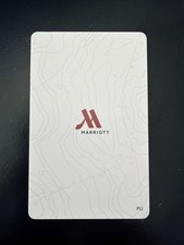 (1) Marriott Hotel Key RFID Keycard, Grey/White