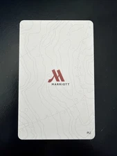 (1) Marriott Hotel Key RFID Keycard, Grey/White