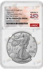 1776-2026 W Burnished $1 American Silver Eagle NGC MS70 ENHANCED Privy (Presale)