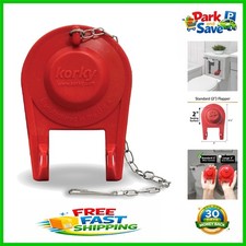 Universal 2-Inch Toilet Flapper - Easy Install, Long-Lasting Rubber, Made in USA