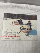 Vintage Snowmobile Gilson Brochure  Snowmobile 1972 Original 420,432,434,431,435