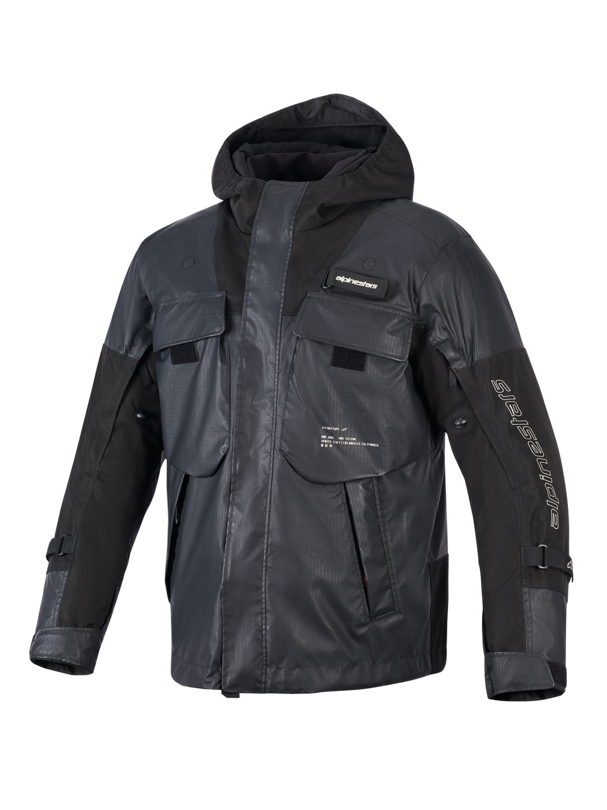 Alpinestars Schwarz/Schwarz Mospher, Textiljacke Wasserdicht - L - Bild 2