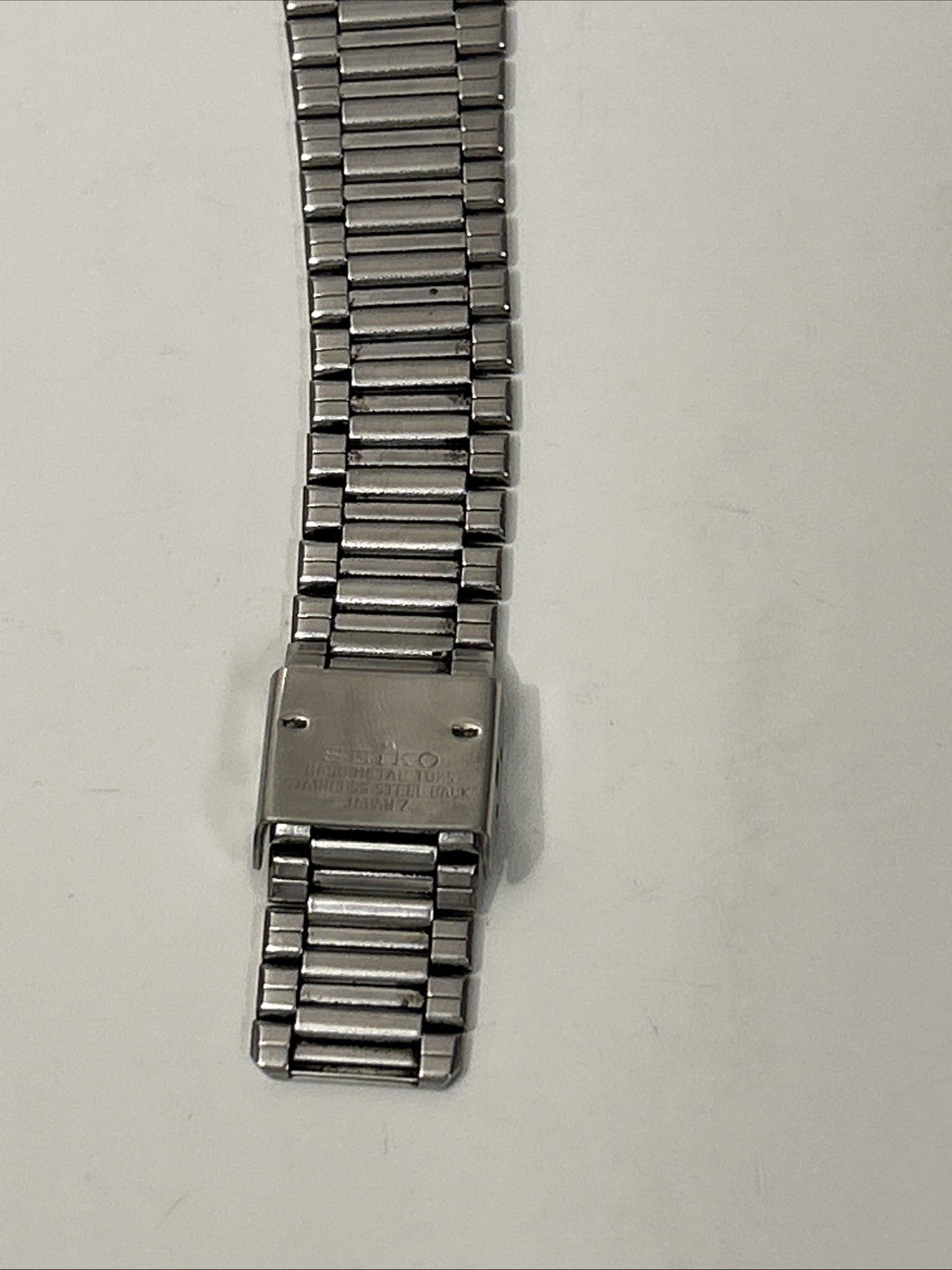 Seiko "Tank" style quartz Rectangular watch 2 Ton… - image 4