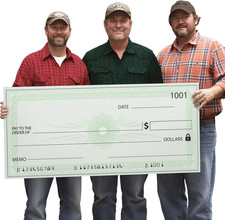 Giant Check 36X16 Dry Erase Big Check for Presentations, Fake Check Award