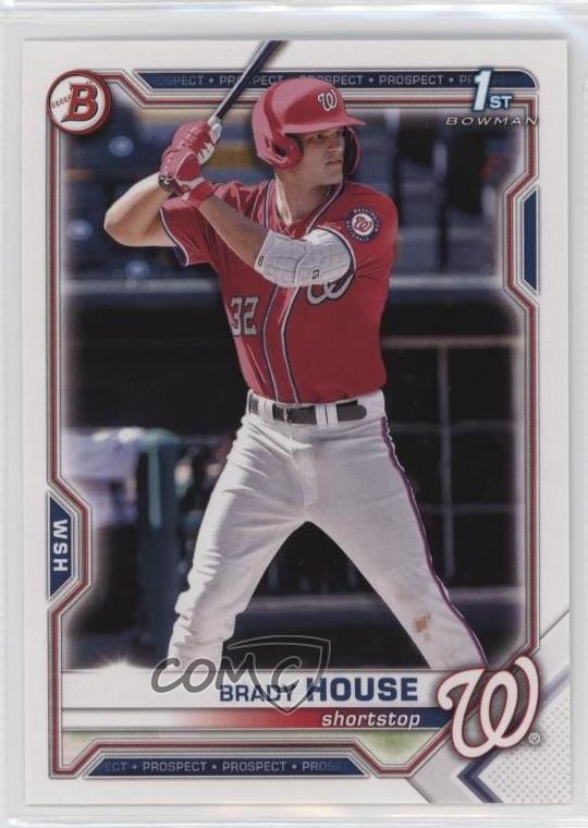2021 Bowman Draft Brady House #BD-186 14x1