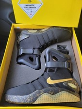 Sneakers Air Mag nere personalizzate RITORNO AL FUTURO scarpe sportive illuminate sneaker