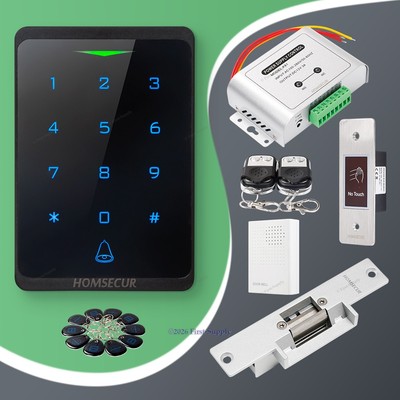 HOMSECUR Weatherproof IP66 APP WIFI Password RFID Access Control Anti-Tamper