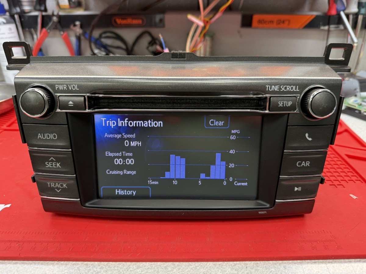トヨタ RAV4 ディスプレイオーディオ 86140-42E30 Toyota Rav4 13-15 Radio CD Receiver screen navigation 86140-0R010