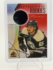 2024-25 SP Game Used Authentic Rookies Red Jersey Luca Del Bel Belluz #236
