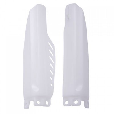 UFO Lower Fork Cover Set White KA03711-280 for KAWASAKI KX100 KX80 KX85