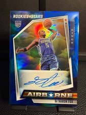 2021-22 Panini Chronicles - Airborne Signatures De'Aaron Fox #AIR-DAF /25 Auto