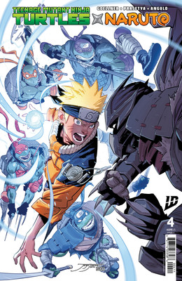 Teenage Mutant Ninja Turtles x Naruto #4 Cover A (Jiménez) 4/15/25 PRESALE