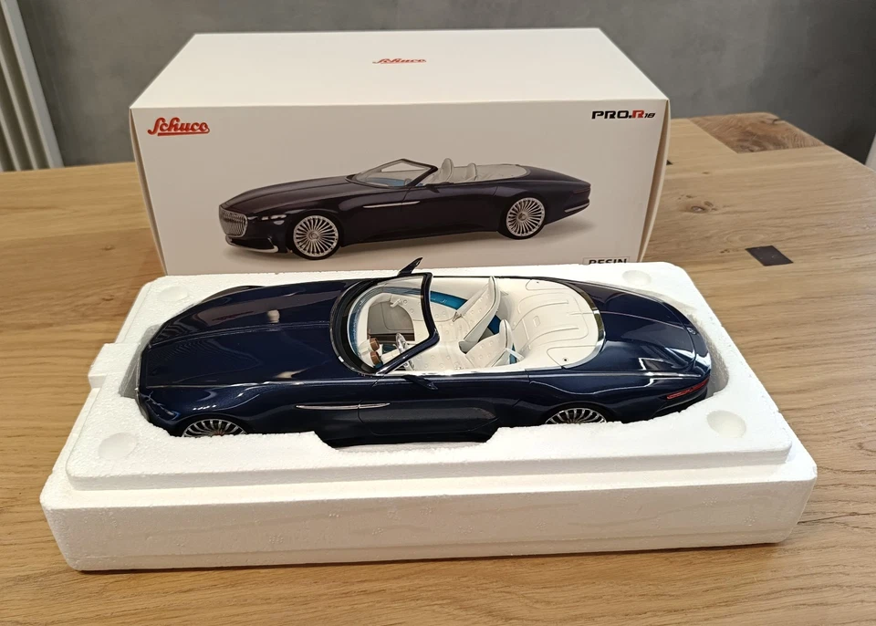 SCHUCO - MERCEDES BENZ MAYBACH - VISION 6 CABRIOLET - 1:18 - 450006600 - RARE! - Immagine 4 di 4