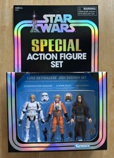Star Wars Vintage Collection Luke Skywalker Special Set Jedi Destiny 3-Pack NEW