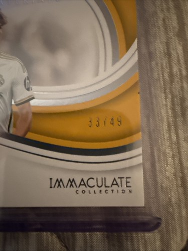 2023-24 Panini Immaculate Collection Heralded Materials Nico Paz #Hm-Np Silver - Picture 4 of 5