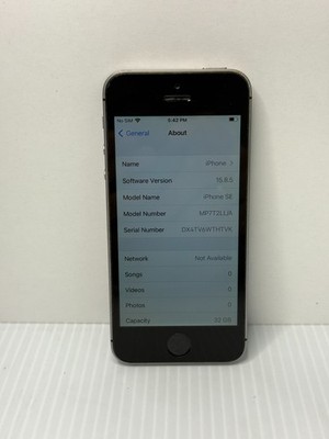 iPhone初代SE32GB Apple iPhone SE 1st Gen 32GB - Grey (Sim Locked) Clean IMEI NS8 | eBay