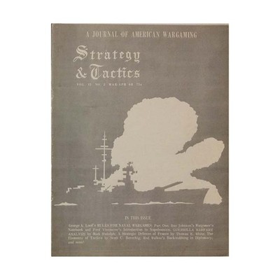 SPI Strategy & Tactics Vol. 2, #2 ''Rules For Naval Wargames'' Mag VG+