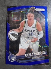 2025 Panini Prizm WNBA Kayla McBride Blue Velocity Prizm #45 Minnesota Lynx