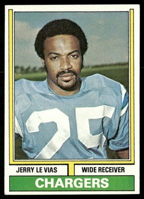 Jerry LeVias 1974 Topps #457 San Diego Chargers EX