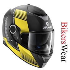Casco integrale Shark Spartan Arguan hi-viz per moto/moto costava £ 330