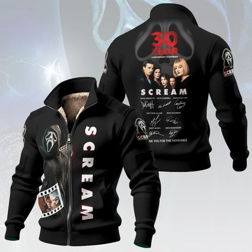 Scream Thick Knit Fleece Jacket Trending - product listing photo