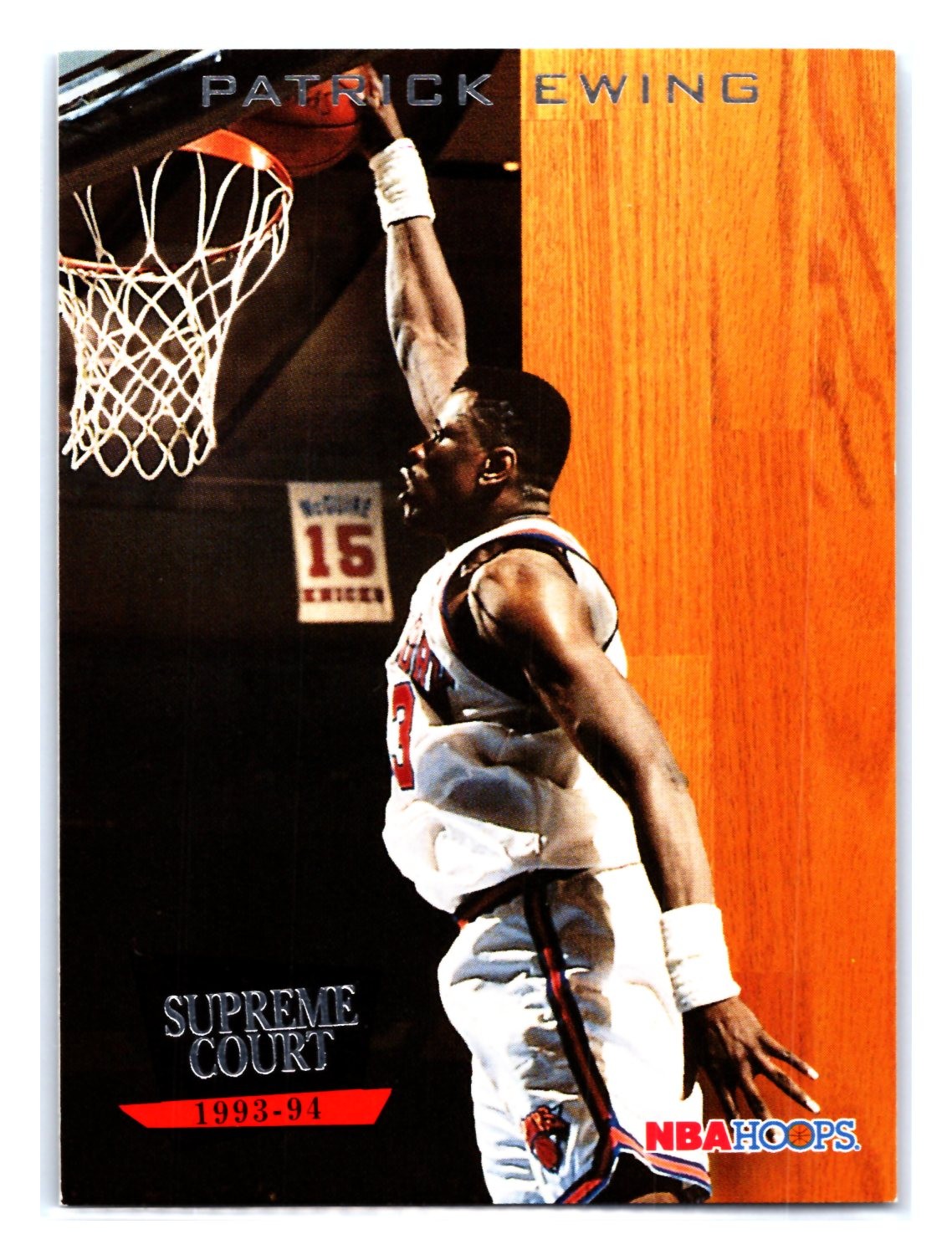 Patrick Ewing 1993-94 Hoops Supreme Court #SC3 New York Knicks