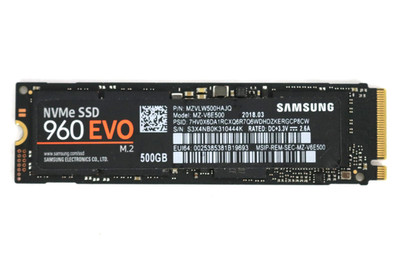 MZ-V6E500 Samsung 960 EVO Series 500GB M.2 2280 NVMe PCIe Internal SSD