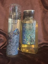 Bath  Body Works Wicked Vanilla Woods Full Size Body Spray and Body Wash