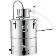 9 Gallon 30L Alcohol Still, Water Alcohol Distiller Home Distillery Kit with Sta