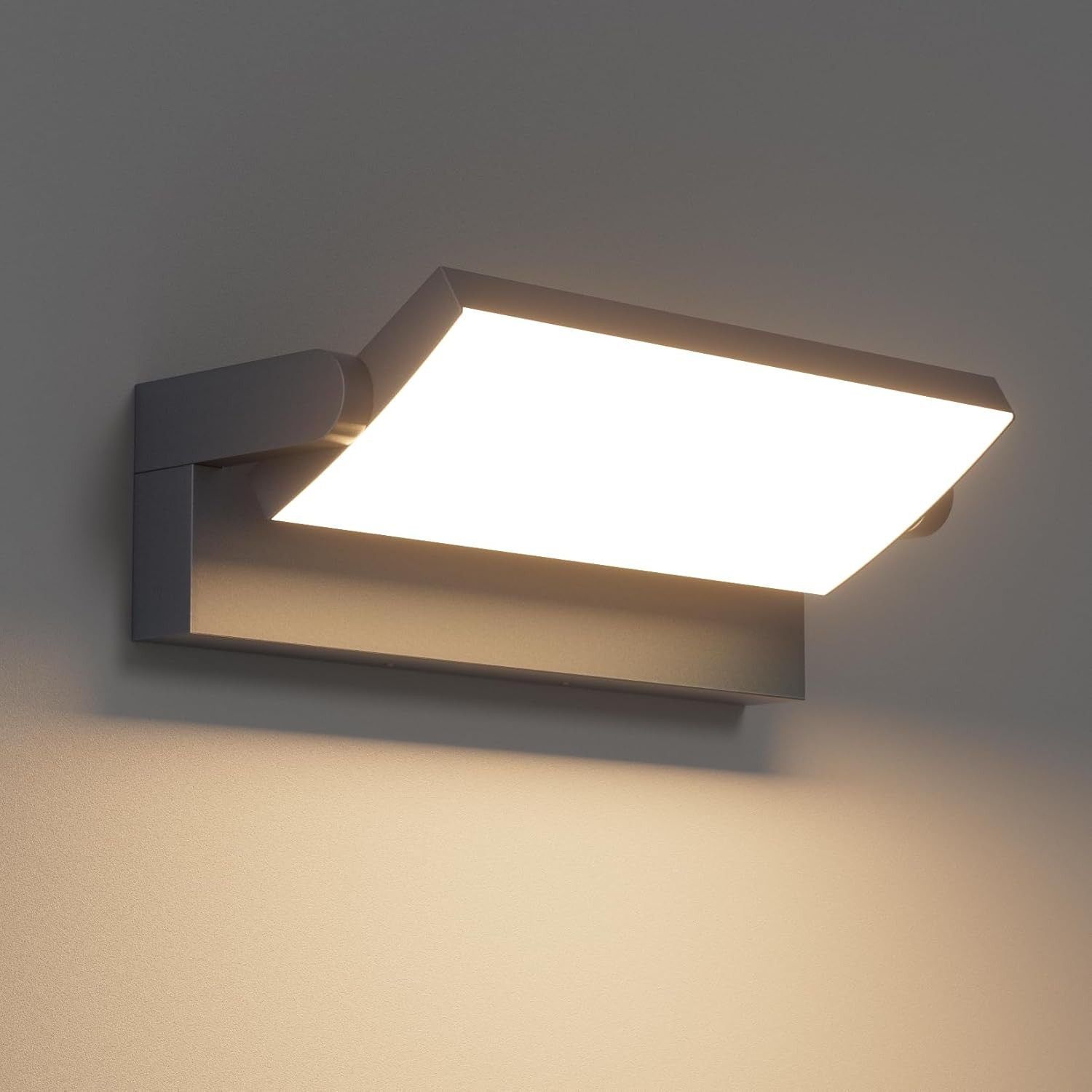 Applique Esterno LED 45W Potente | Luce Sicurezza Parete IP65