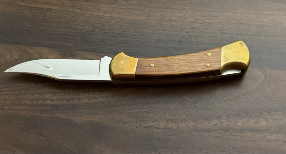 Navaja de bolsillo Buck Ducks Unlimited Wetlands 1987, 50 años 1937-1987, con caja Foto 4 de 4